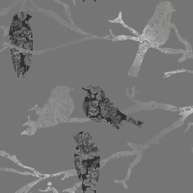 Tapetti Decor Maison Belle 5336-4 0,53x10,05 m harmaa/musta non-woven