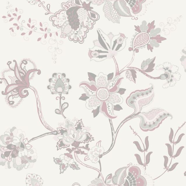 Tapetti Decor Maison Belle 5340-1 0,53x10,05 m vaalea/punainen non-woven