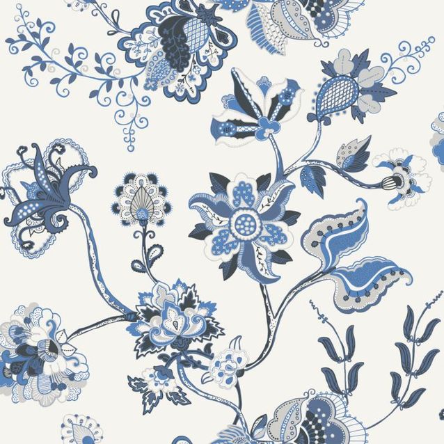 Tapetti Decor Maison Belle 5340-2 0,53x10,05 m vaalea/sininen non-woven