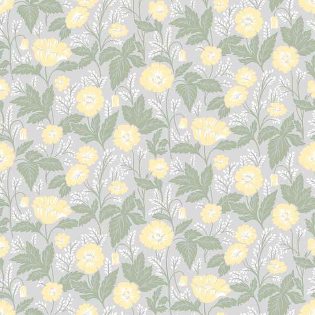 Tapetti Decor Maison Belle 5342-1 0,53x10,05 m harmaa/keltainen  non-woven