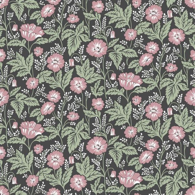 Tapetti Decor Maison Belle 5342-2 0,53x10,05 m tumma/punainen  non-woven