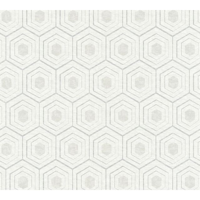 Tapetti Sandudd Four Seasons 358992, 0,53x10,05m, valkoinen/helmiäinen, non-woven