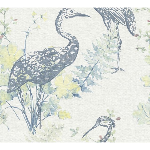 Tapetti Sandudd Four Seasons 360921, 0,53x10,05m, vihreä/harmaa, non-woven