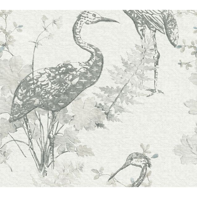 Tapetti Sandudd Four Seasons 360922, 0,53x10,05m, harmaa/beige, non-woven