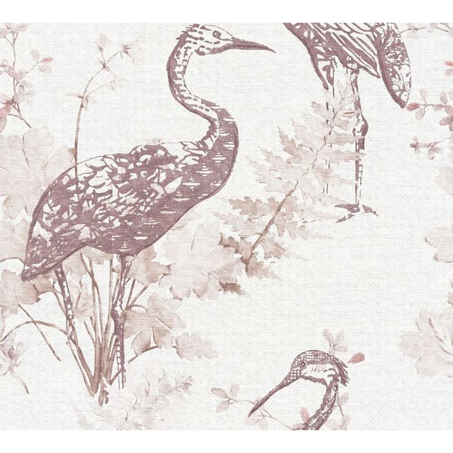 Tapetti Sandudd Four Seasons 360924, 0,53x10,05m, punainen/beige, non-woven