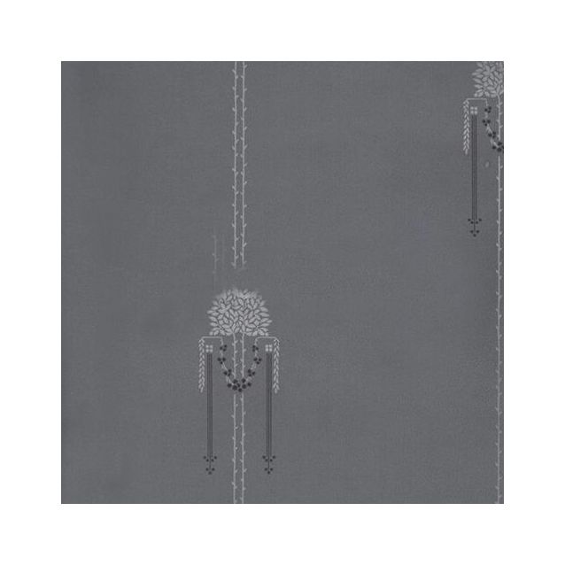 Tapetti Sandudd Isoäidin aikaan 4835-5, 0,53x10,05m, tummanharmaa, non-woven