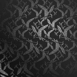 Tapetti Sandudd Ivana Helsinki Tiira 5246-6, tumma grafiitti/hopea, non-woven