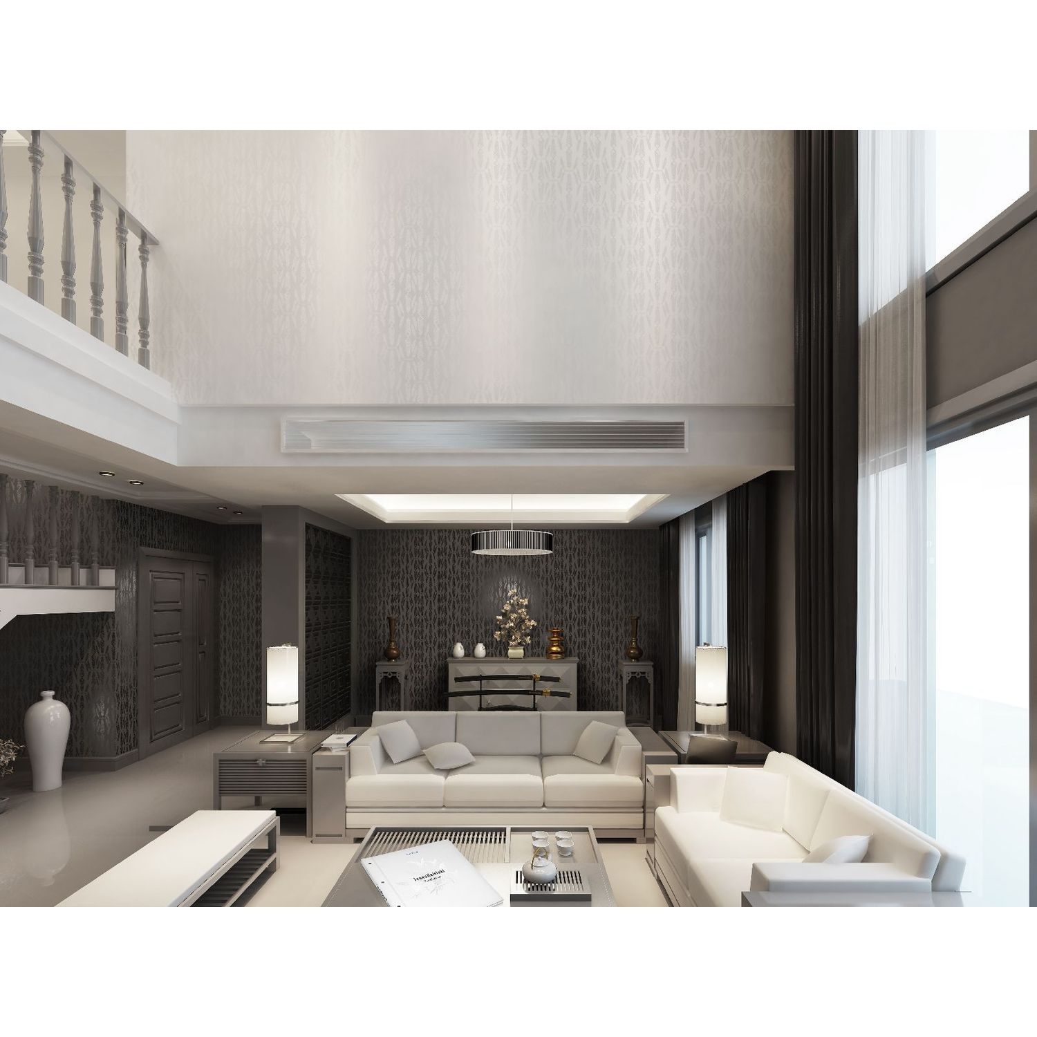 Tapetti Sandudd Ivana Helsinki 5248-4, 0,53x10,05m, helmiäinen/valkoinen, non-woven lisäkuva