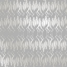 Tapetti Sandudd Ivana Helsinki Sulat 5250-1, non-woven, kasvi, harmaa/helmiäinen