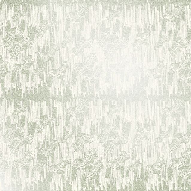 Tapetti Sandudd Ivana Helsinki 5425-5, 0,53x10,05m, helmiäinen/vihreä, non-woven