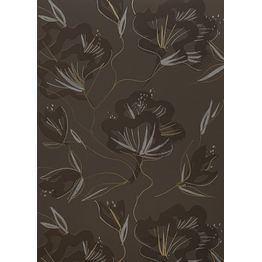 Tapetti Sandudd Jukka Rintala Pioni 5122-5, non-woven, romanttinen, ruskea