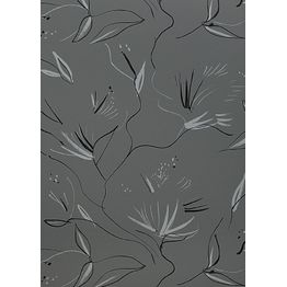Tapetti Sandudd Jukka Rintala 5124-2, non-woven, kasvi, tummanharmaa