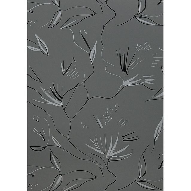 Tapetti Sandudd Jukka Rintala 5124-2, 0,53x10,05m, tummanharmaa, non-woven