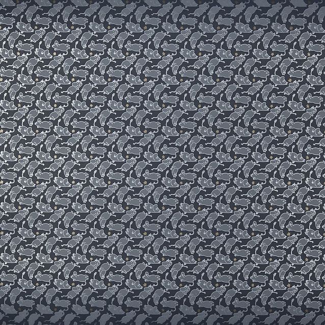 Tapetti Sandudd Moomin 5167-1, 0,53x11,2m, musta/harmaa, non-woven