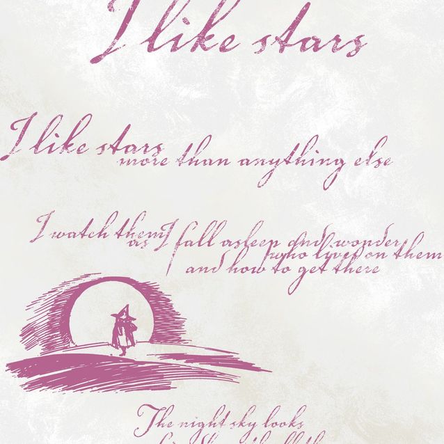 Lastenhuoneen tapetti Sandudd Muumi 5349-2, 0.53x10.05m, punainen, non-woven