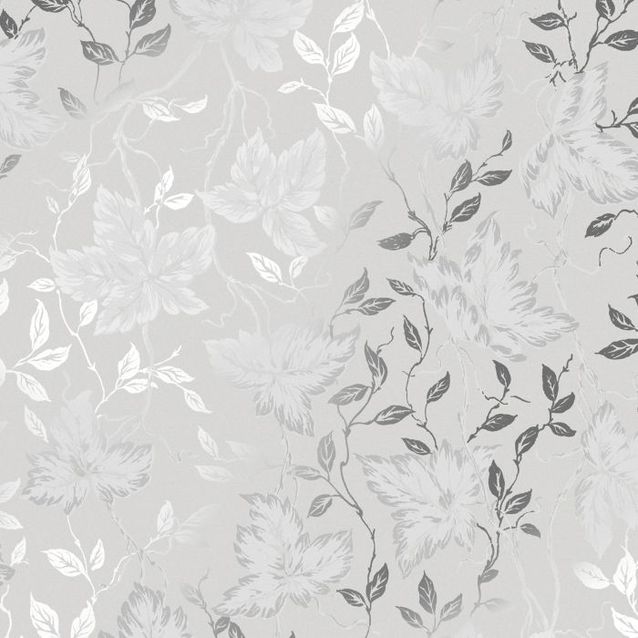 Tapetti Sandudd Rantaniitty 2965-3, 0,53x11,20 m, harmaa/hopea, non-woven