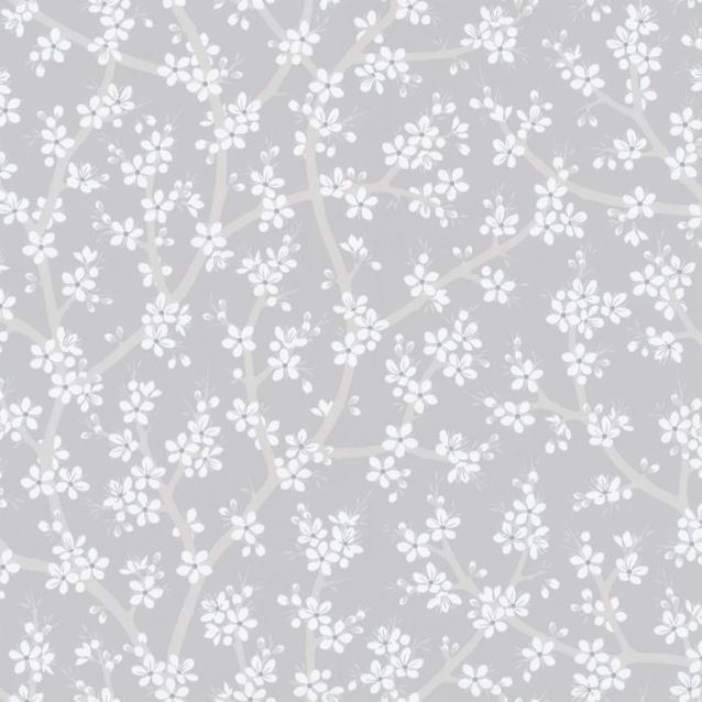 Tapetti Sandudd Rantaniitty 5309-1, 0,53x11,20 m, harmaa/valkoinen, non-woven