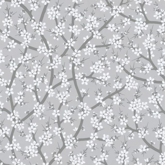 Tapetti Sandudd Rantaniitty 5309-2, 0,53x11,20 m, harmaa/valkoinen, non-woven