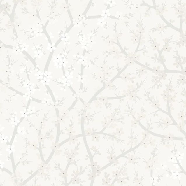 Tapetti Sandudd Rantaniitty 5311-1, 0,53x11,20 m, valkoinen/helmiäinen, non-woven