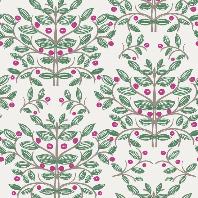 Tapetti Sandudd Rolleri 9 5283-4, 0,53x11,2m, vihreä/valkoinen, non-woven