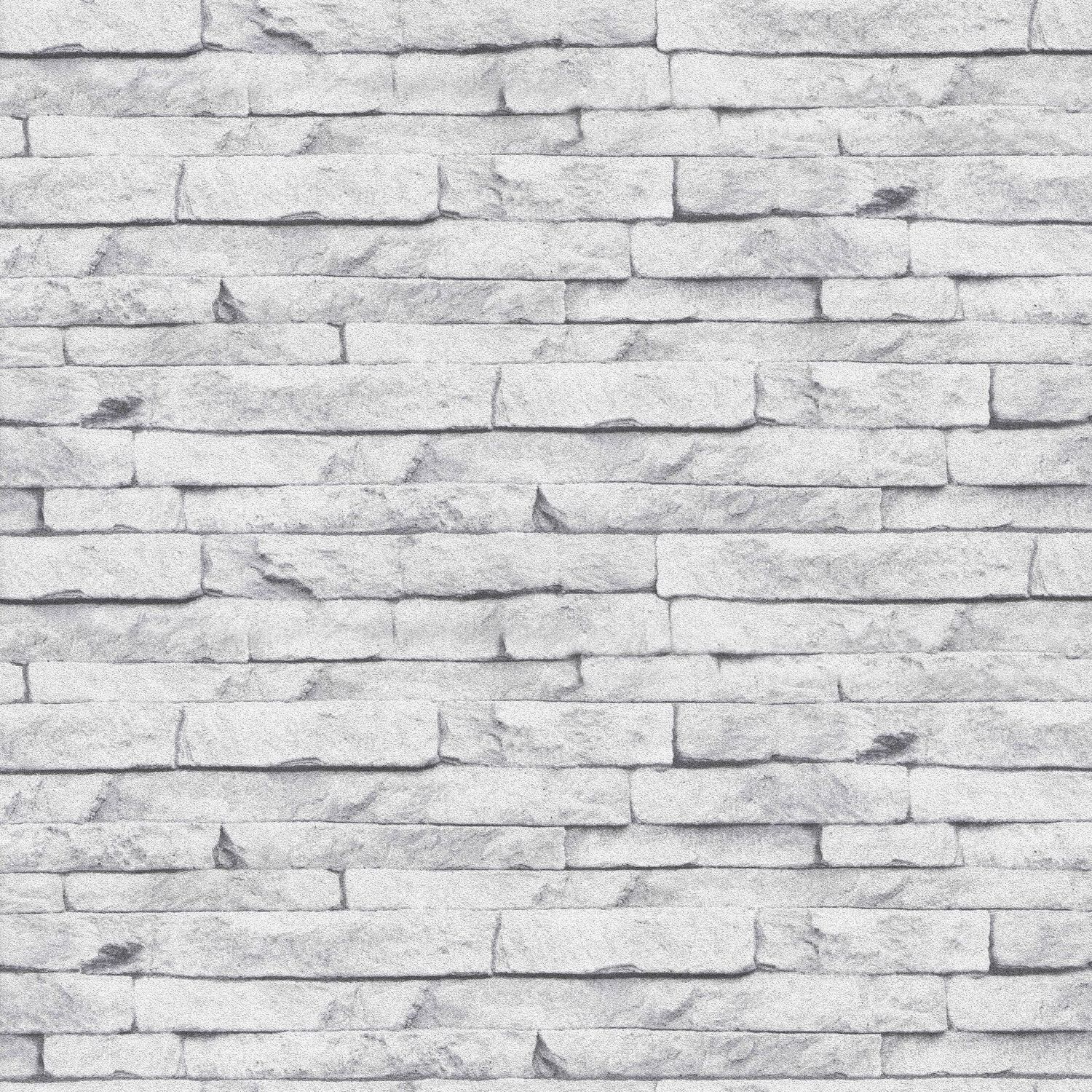 Tiilitapetti Sandudd Vermeil 101343, 0,52x10,05m, valkoinen/harmaa, non-woven