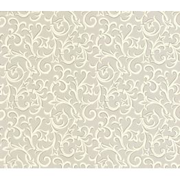 Tapetti 1838 Wallcoverings Brodsworth, ornamentti, harmaa