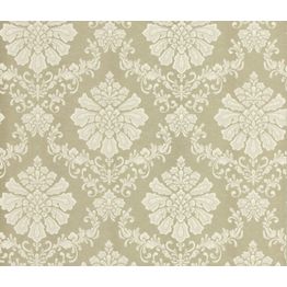 Tapetti 1838 Wallcoverings Broughton, kukka, ornamentti, kulta