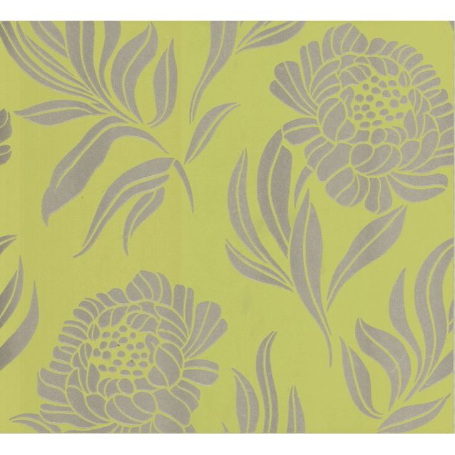 Tapetti 1838 Wallcoverings Chatsworth vihreä 0,52x10,05 m