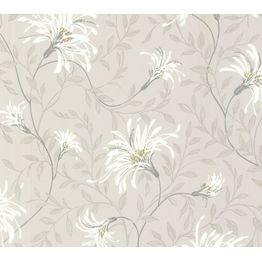 Tapetti 1838 Wallcoverings Fairhaven, romanttinen, harmaa/vihreä