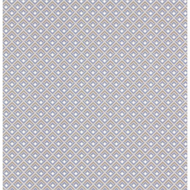 Tapetti 1838 Wallcoverings Gio sininen 0,52x10,05 m