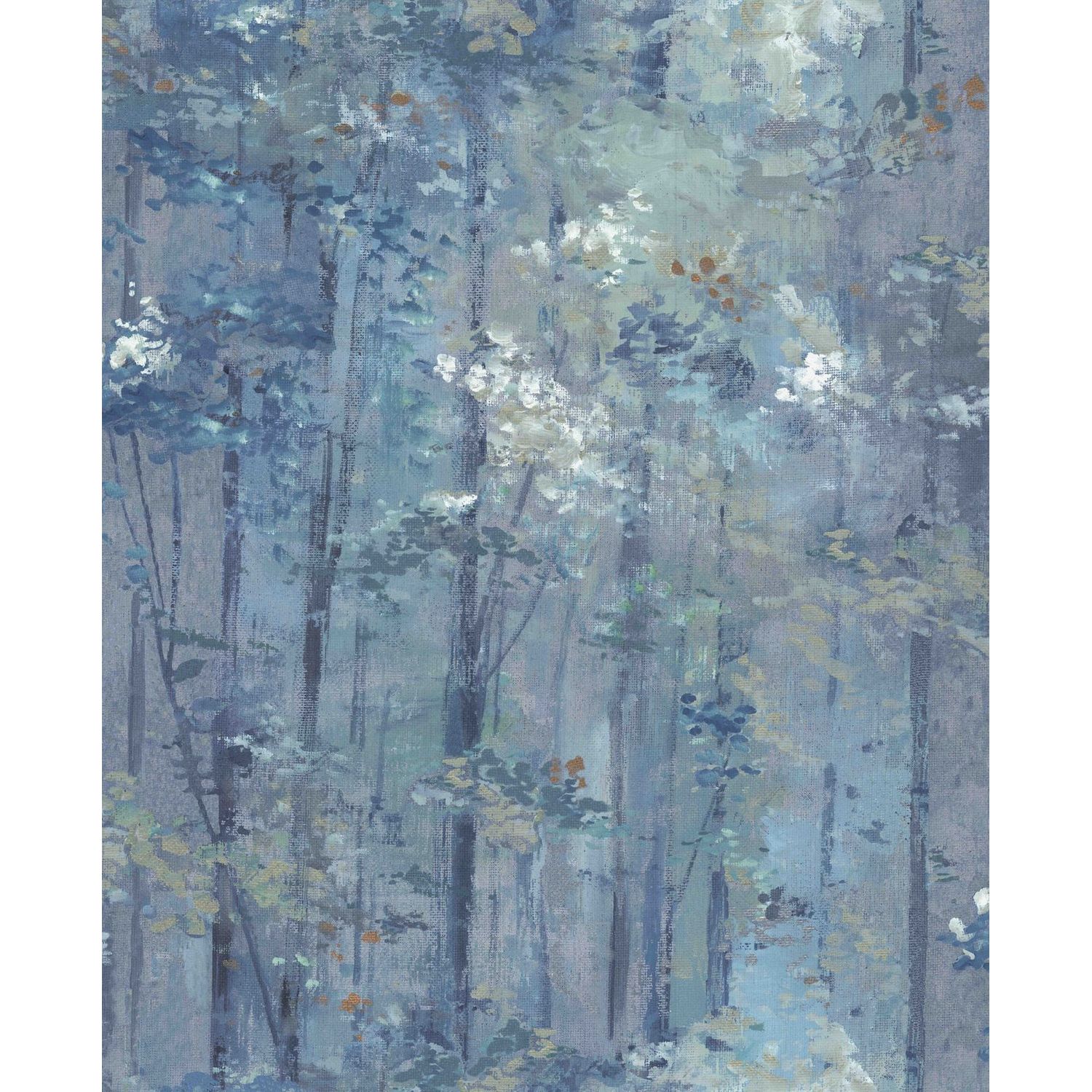 Tapetti 1838 Wallcoverings Glade sininen 0,52x10,05 m