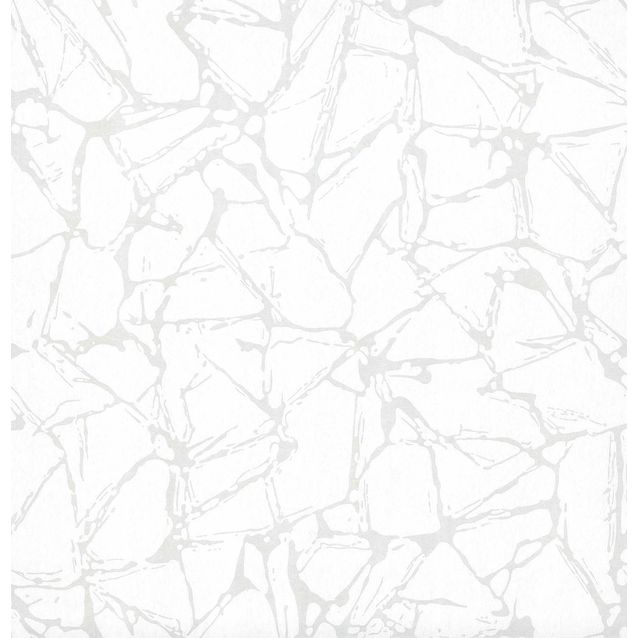 Tapetti 1838 Wallcoverings Glaze valkoinen 0,52x10,05 m