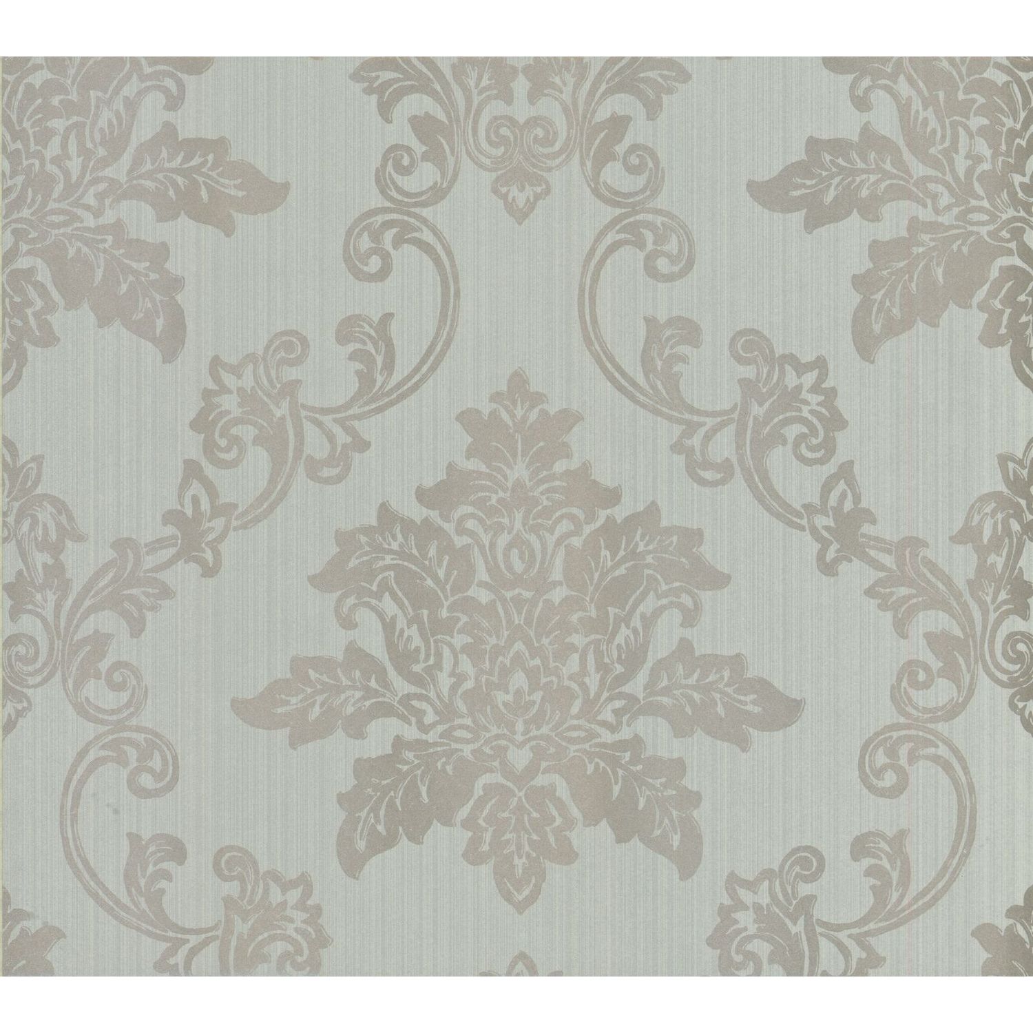 Tapetti 1838 Wallcoverings Hampton sininen/hopea 0,52x10,05 m
