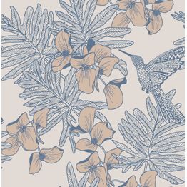 Tapetti 1838 Wallcoverings Hummingbird, sinertävä