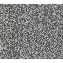 Tapetti 1838 Wallcoverings Kew, Foil kiiltävä, graafinen/geometrinen, hopea