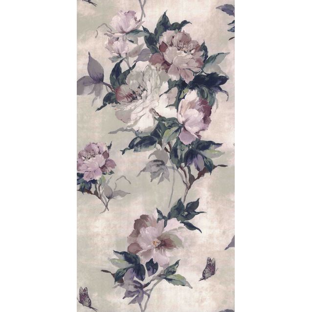 Tapetti 1838 Wallcoverings Madama Butterfly beige 0,52x10,05 m