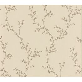 Tapetti 1838 Wallcoverings Milton, kasvi, romanttinen, beige/kulta