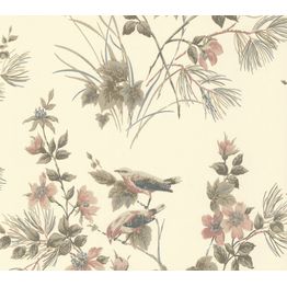 Tapetti 1838 Wallcoverings Rosemore, maalaisromanttinen, beige
