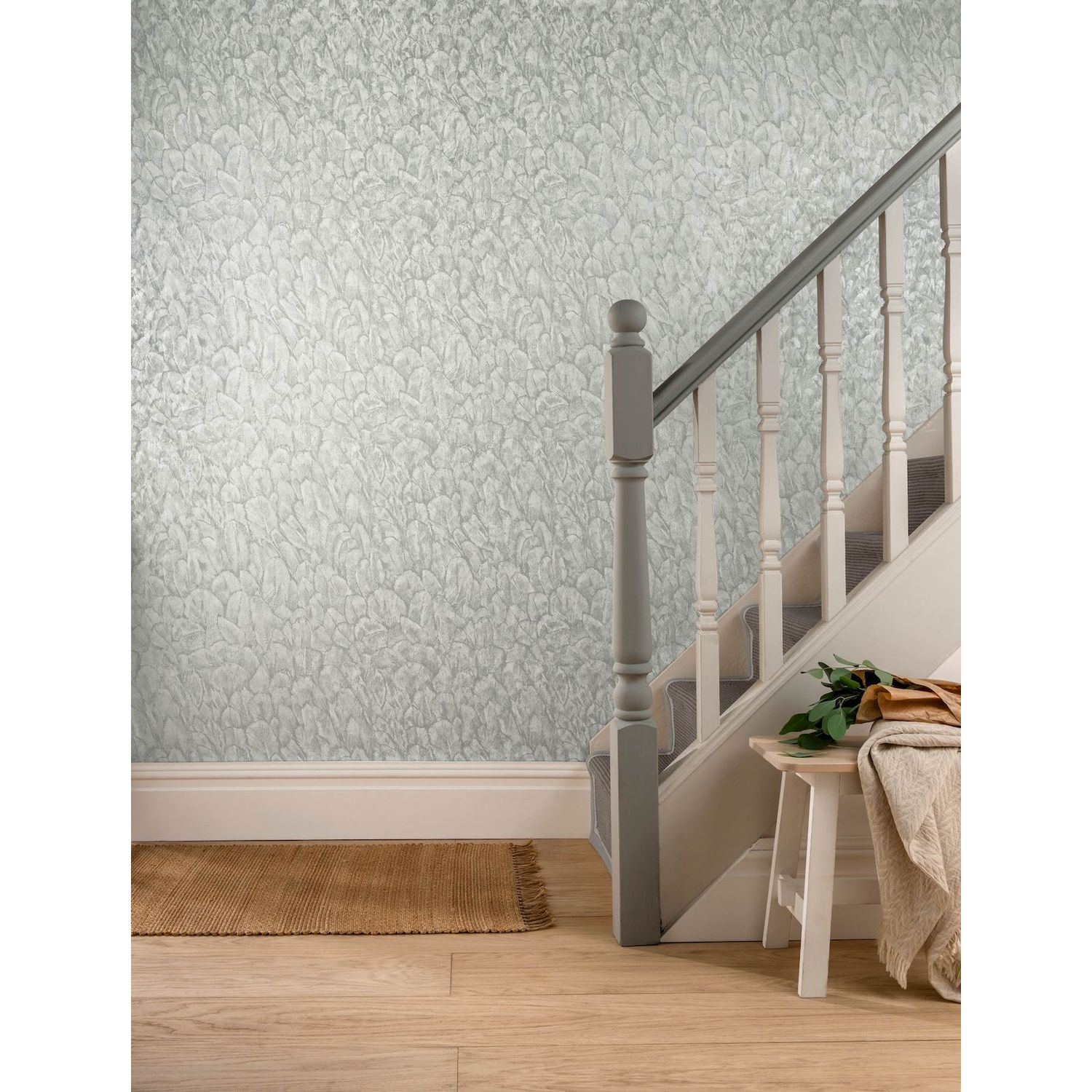  Tranquil tapetti osana huoneen sisustusta