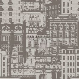 Tapetti Buildings 138225, kaupunki, vintage, ruskea