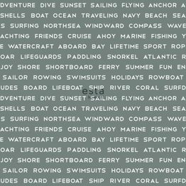 Tapetti Esta Regatta Crew Surf Edition 138959, teksti, harmaa/vihreä