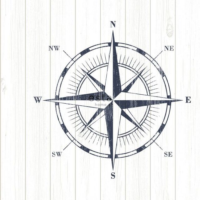 Tapetti Esta Regatta Crew Surf Edition 138975 0,53x10,05 m sininen