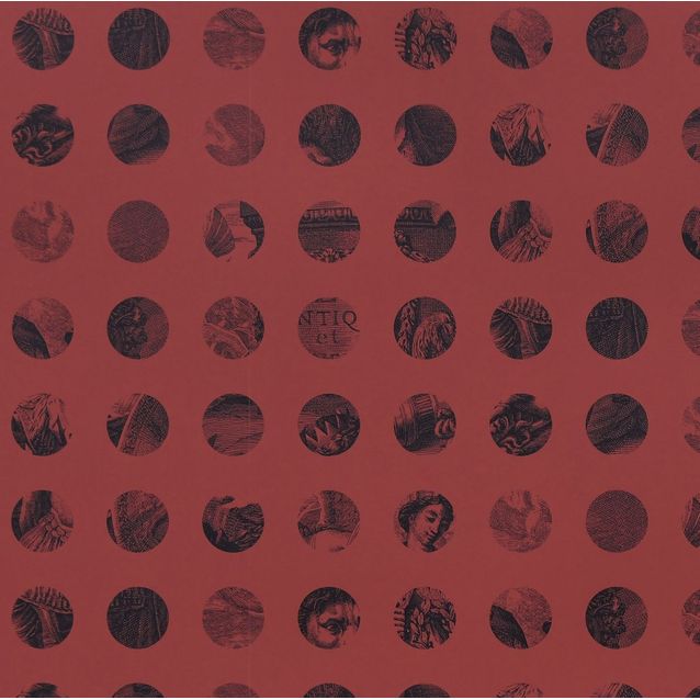 Tapetti Långelid/Von Brömssen A peep to the past punainen 0,53x10,05 m non-woven