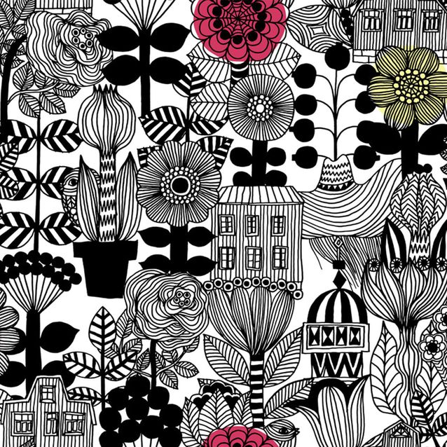 Tapetti Marimekko Lintukoto 23316 0,70x10,05 m non-woven