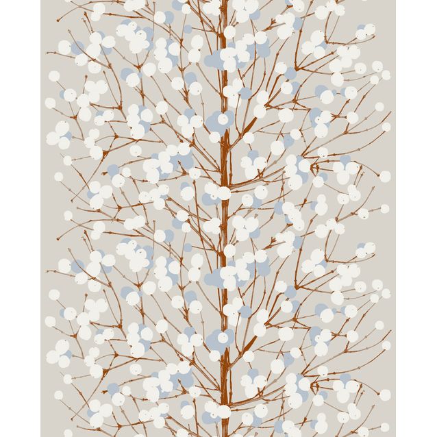 Tapetti Marimekko Lumimarja 23375 0,70x10,05 m non-woven