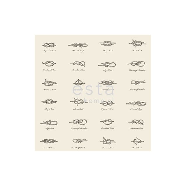 Tapetti Navy 136464 0,53x10,05 m beige/ruskea non-woven