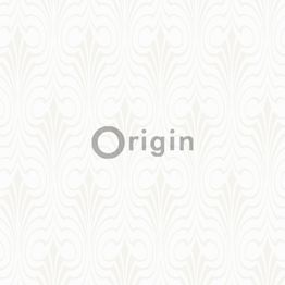 Tapetti Ouverture 345917, marmori, luonnonvalkoinen, helmiäishopea