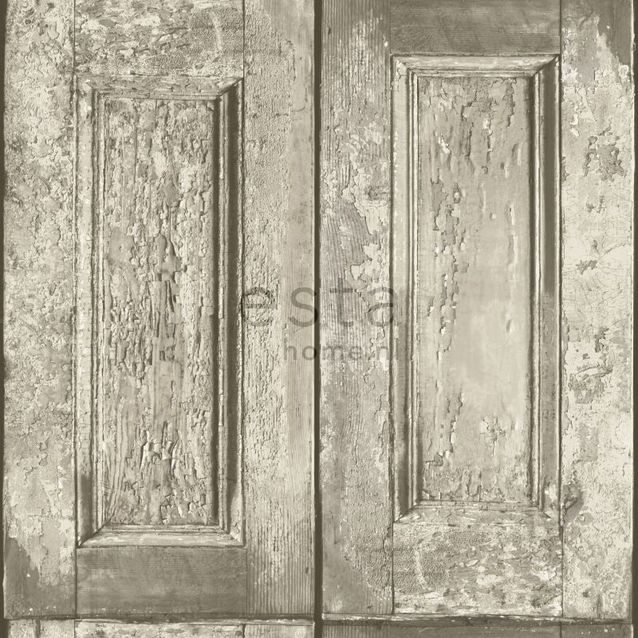 Tapetti Panel Doors 138206 0,53x10,05 m vaaleanruskea
