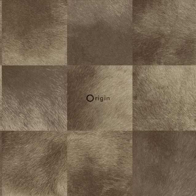 Tapetti Raw Elegance 347325 0,53x10,05 m tummanruskea