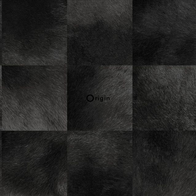 Tapetti Raw Elegance 347326 0,53x10,05 m musta/harmaa